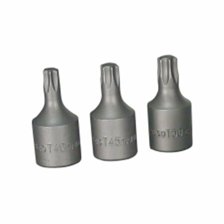 K-TOOL INTERNATIONAL 0.37 in. Brake Caliper Torx Bit Set, 3 Piece KTI-22802